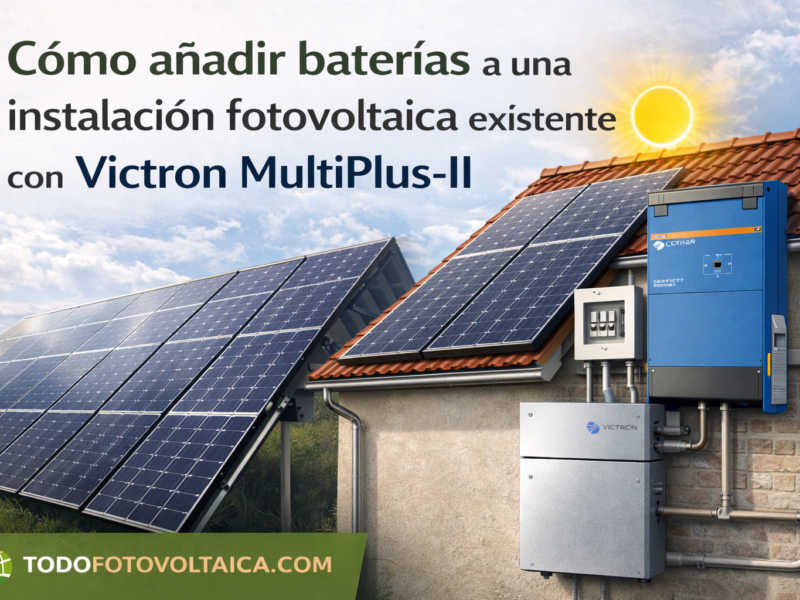 victron con baterias para apagon