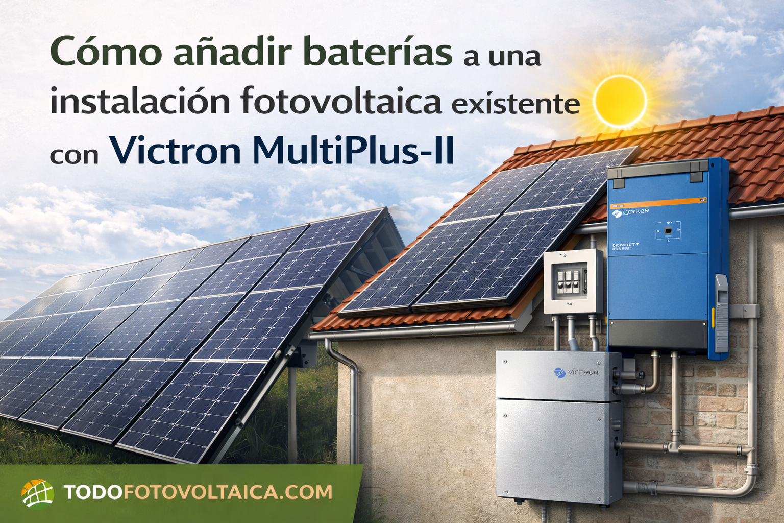 victron con baterias para apagon